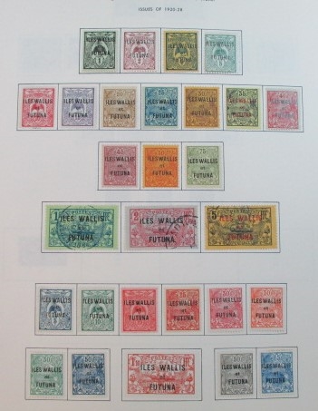 Wallis and Futuna Islands Mostly Mint Collection on Minkus Pages to 2014 (Est $600-800)