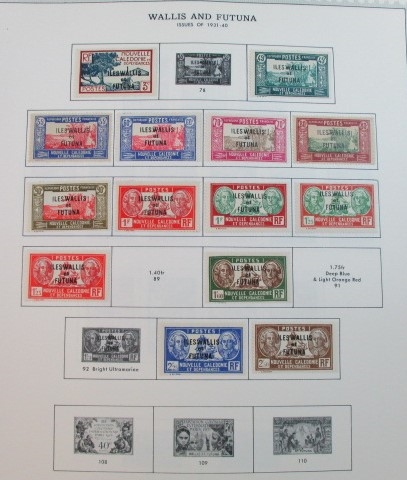 Wallis and Futuna Islands Mostly Mint Collection on Minkus Pages to 2014 (Est $600-800)