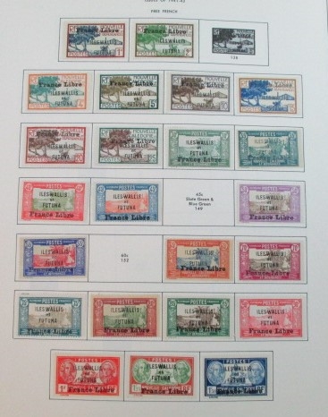 Wallis and Futuna Islands Mostly Mint Collection on Minkus Pages to 2014 (Est $600-800)