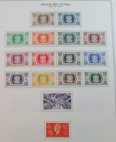 Wallis and Futuna Islands Mostly Mint Collection on Minkus Pages to 2014 (Est $600-800)