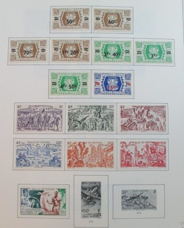 Wallis and Futuna Islands Mostly Mint Collection on Minkus Pages to 2014 (Est $600-800)