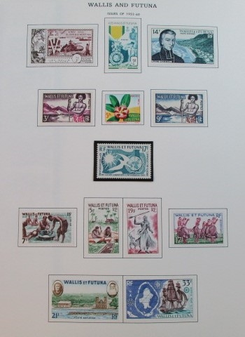 Wallis and Futuna Islands Mostly Mint Collection on Minkus Pages to 2014 (Est $600-800)