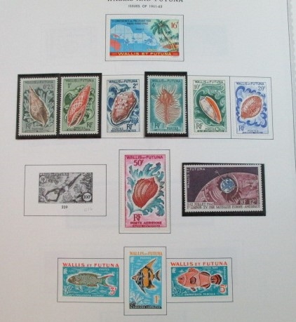 Wallis and Futuna Islands Mostly Mint Collection on Minkus Pages to 2014 (Est $600-800)