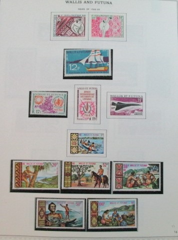 Wallis and Futuna Islands Mostly Mint Collection on Minkus Pages to 2014 (Est $600-800)