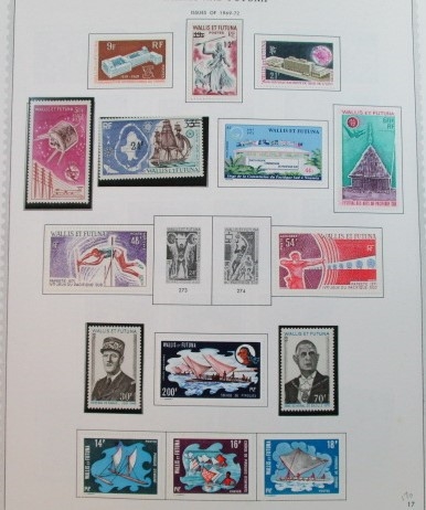 Wallis and Futuna Islands Mostly Mint Collection on Minkus Pages to 2014 (Est $600-800)