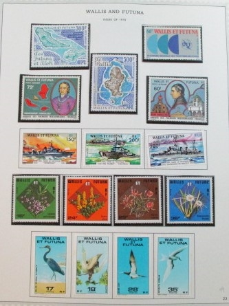 Wallis and Futuna Islands Mostly Mint Collection on Minkus Pages to 2014 (Est $600-800)