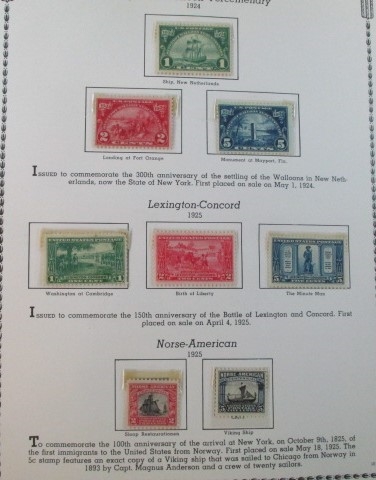 USA Mint Commemorative Collection on Minkus Pages, 1920-60 (Est $150-200)