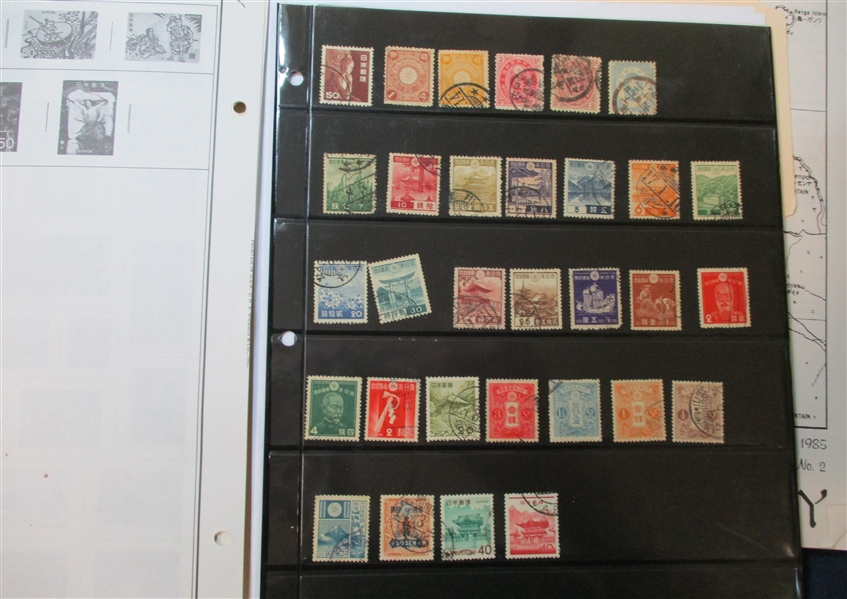 Japan Banker Box - Covers and Stamps (Est $150-200)