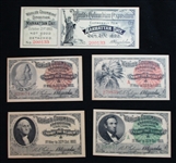 1893 Columbian Exposition Tickets, 5 Different (Est $90-120)