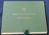 1988 American Banknote Company Archive Series Volume 2 (Est $100-200)