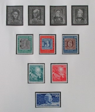 Germany 1949-84 Unused Collection in 2 Lindner Albums, Clean! (Est $90-120)