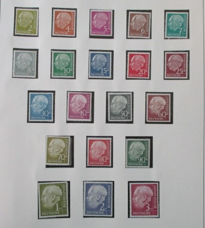 Germany 1949-84 Unused Collection in 2 Lindner Albums, Clean! (Est $90-120)