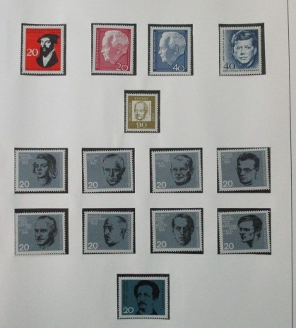 Germany 1949-84 Unused Collection in 2 Lindner Albums, Clean! (Est $90-120)