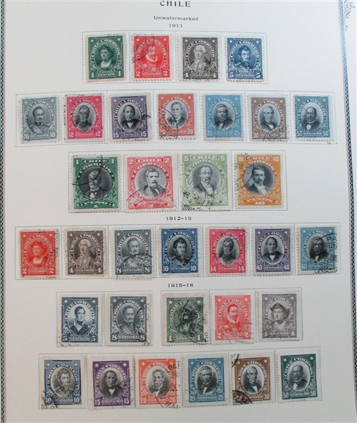 Chile Collection in Scott Specialty Album to 1993 (Est $200-250)