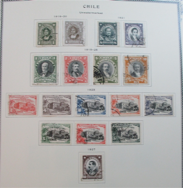 Chile Collection in Scott Specialty Album to 1993 (Est $200-250)