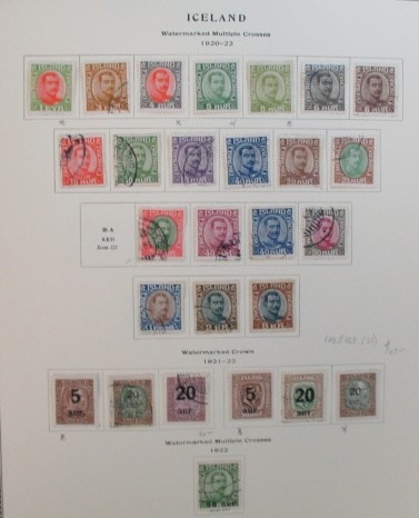 Iceland Collection to 1990's on Scott Specialty Pages (Est $200-250)