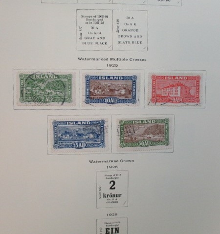 Iceland Collection to 1990's on Scott Specialty Pages (Est $200-250)