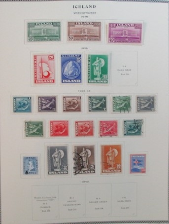 Iceland Collection to 1990's on Scott Specialty Pages (Est $200-250)