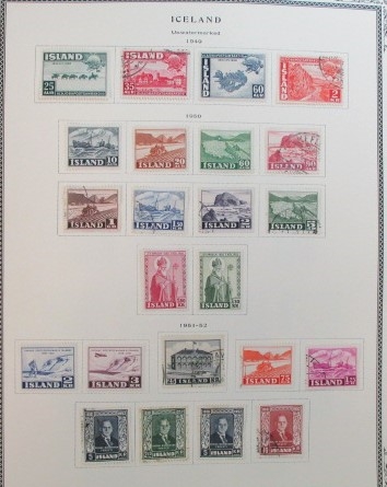 Iceland Collection to 1990's on Scott Specialty Pages (Est $200-250)