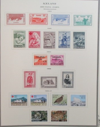 Iceland Collection to 1990's on Scott Specialty Pages (Est $200-250)