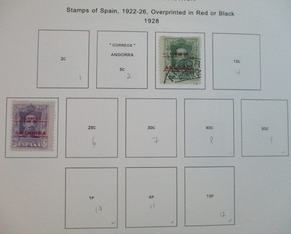 Spanish Andorra Collection on Album Pages to 1996 (Est $90-120)