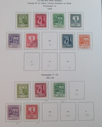 Spanish Andorra Collection on Album Pages to 1996 (Est $90-120)