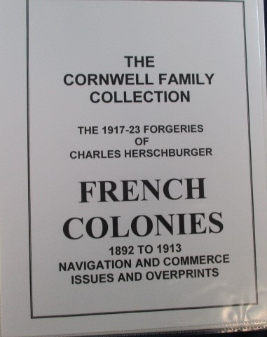 French Colonies and Offices Forgeries, Navigation and Commerce Issue (Est $350-450)