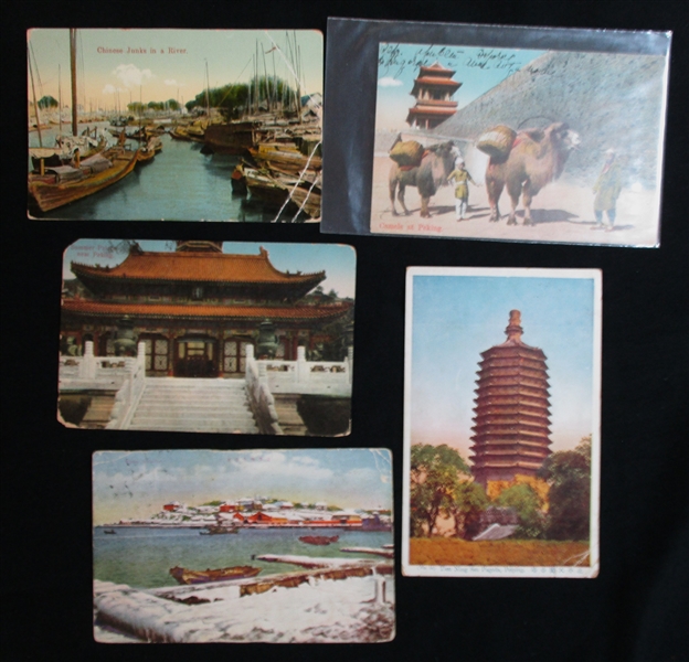 China Group of Covers and Postcards Early 20th Century (Est $150-200)