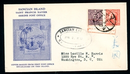 Illustrated Sancian Island Cover, 1937 (Est $100-150)