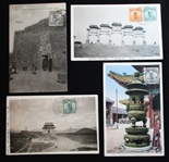 China Picture Postcards, 4 Different, 1923 Period (Est $150-200)