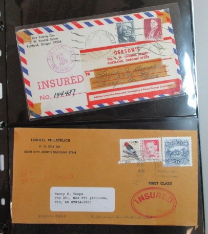 USA Insured Mail Collection - Booklets and Covers (Est $300-400)