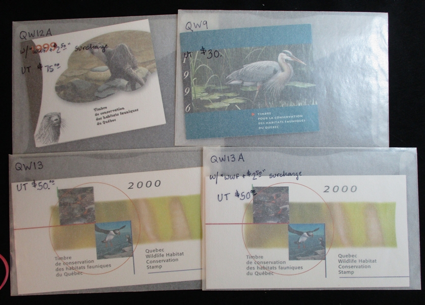 Quebec Mint Conservation Booklets (UT $375)