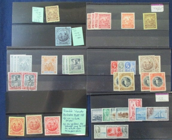 Barbados Boxlot - Collections, Sets, Singles, Etc. (Est $450-500)