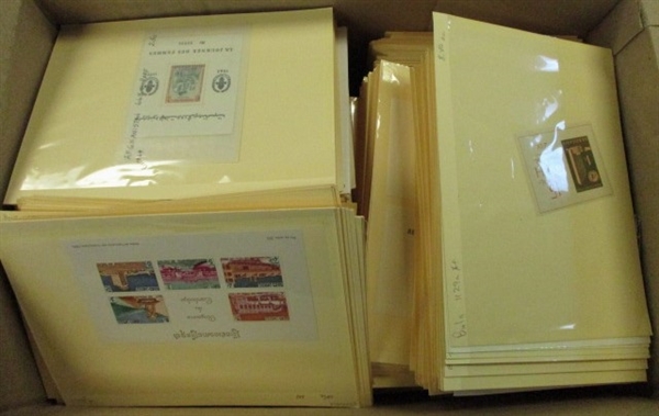 Large Foreign Souvenir Sheet Holding, Mostly Mint (Est $750-1000)