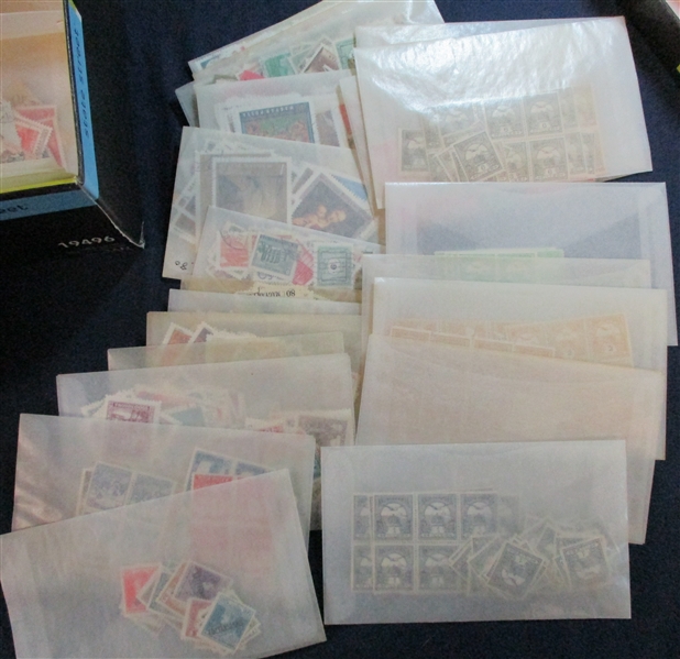 Hungary - 1000's in Glassines, Used and Unused (Est $150-200)