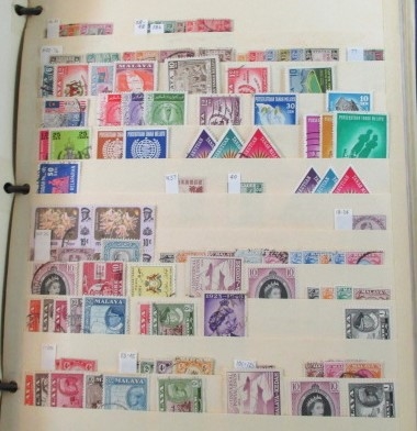 Large Box with British Commonwealth on Stock Pages (Est $500-600)