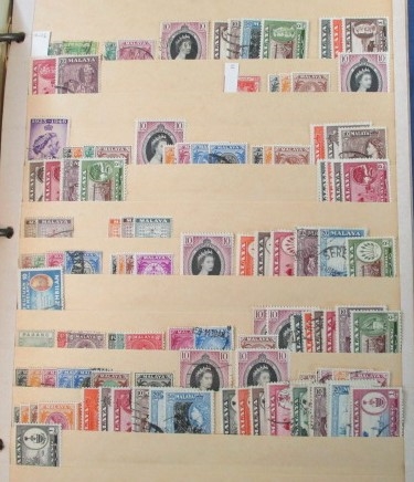 Large Box with British Commonwealth on Stock Pages (Est $500-600)