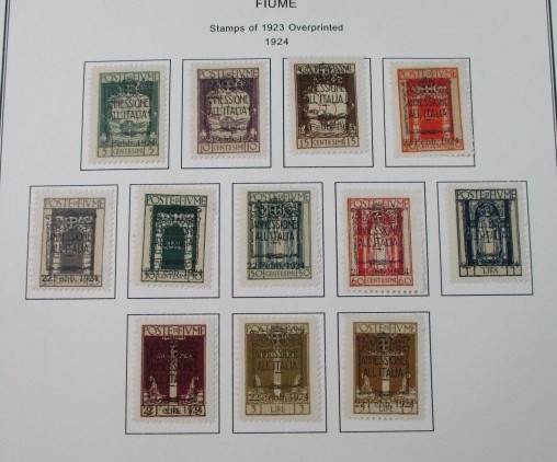 Fiume Collection, Highly Complete (Est $400-500)