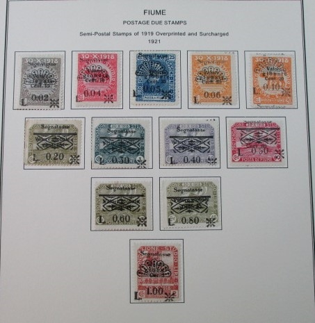 Fiume Collection, Highly Complete (Est $400-500)