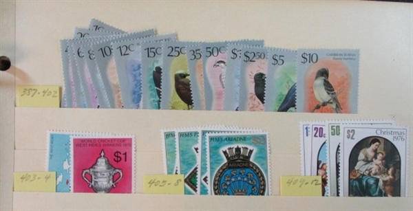 St Lucia Mint Collection, Homemade Pages/Stockpages, to 1980's (Est $400-450)