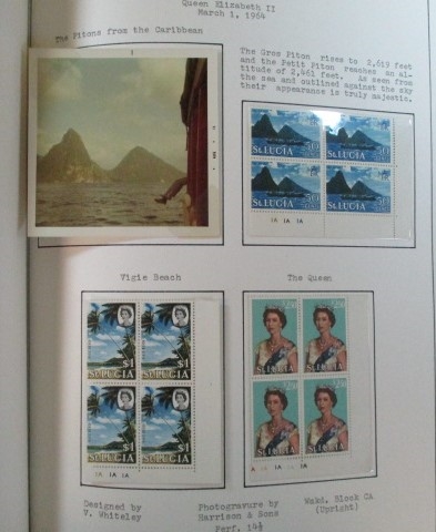 St Lucia Mint Collection, Homemade Pages/Stockpages, to 1980's (Est $400-450)