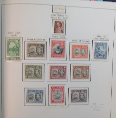 Grenada Mint Collection, Homemade Pages/Stockpages, to 1980's (Est $175-200)