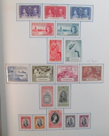 Grenada Mint Collection, Homemade Pages/Stockpages, to 1980's (Est $175-200)