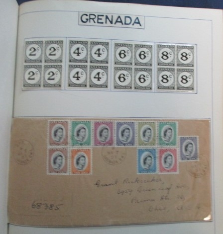 Grenada Mint Collection, Homemade Pages/Stockpages, to 1980's (Est $175-200)