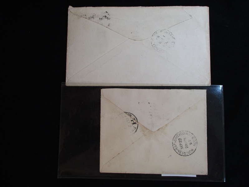 USA Columbian Worlds Fair Related Covers, 4 Different (Est $275-300)