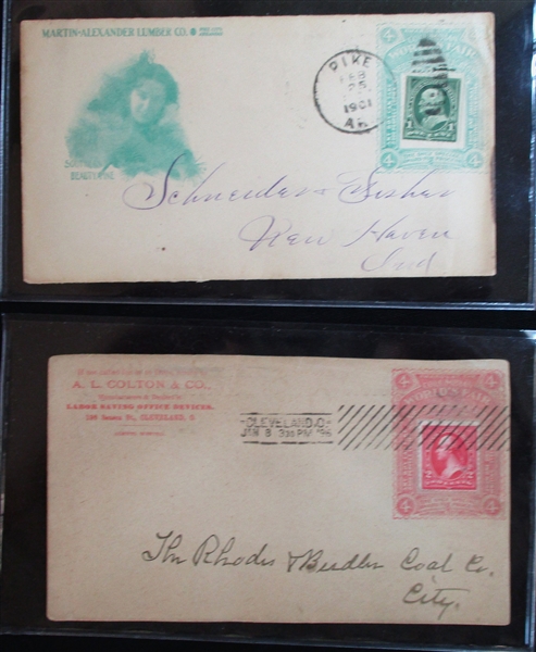 Columbian Expo Group of illustrated Covers, 5 Different (Est $150-200)