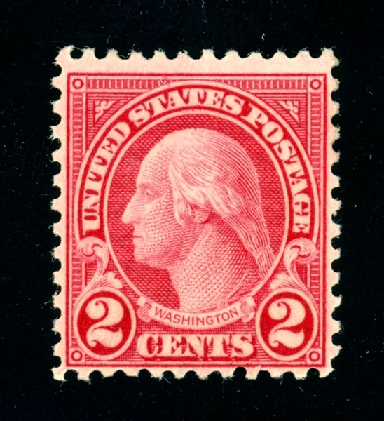 USA Scott 595 MH Fine+, 2¢ Perf 11 with 2024 Crowe Certificate (SCV $240)