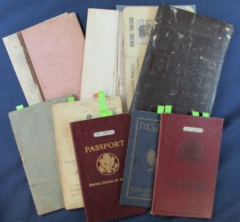 Eclectic Lot of Old Passports, Union Book, Most 19th Century (Est $40-60)