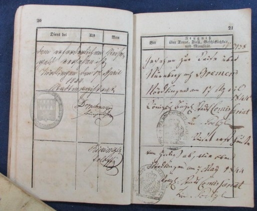 Eclectic Lot of Old Passports, Union Book, Most 19th Century (Est $40-60)