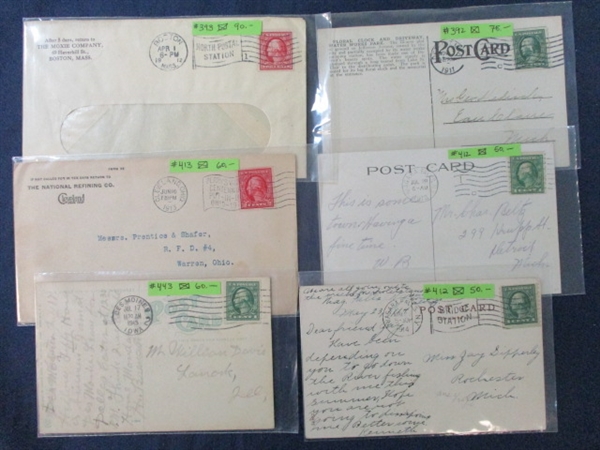 Group of Washing/Franklin Stamps and Covers (SCV $1469)